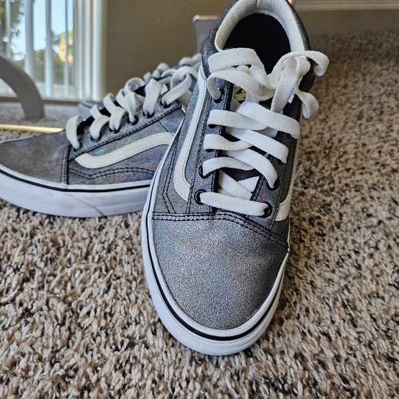 VANS galaxy glitter sparkling black sneakers - Picture 2 of 5